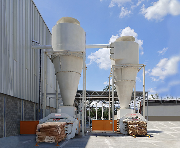 Full-Automatic Waste Removal System for Mexican Carton Factories